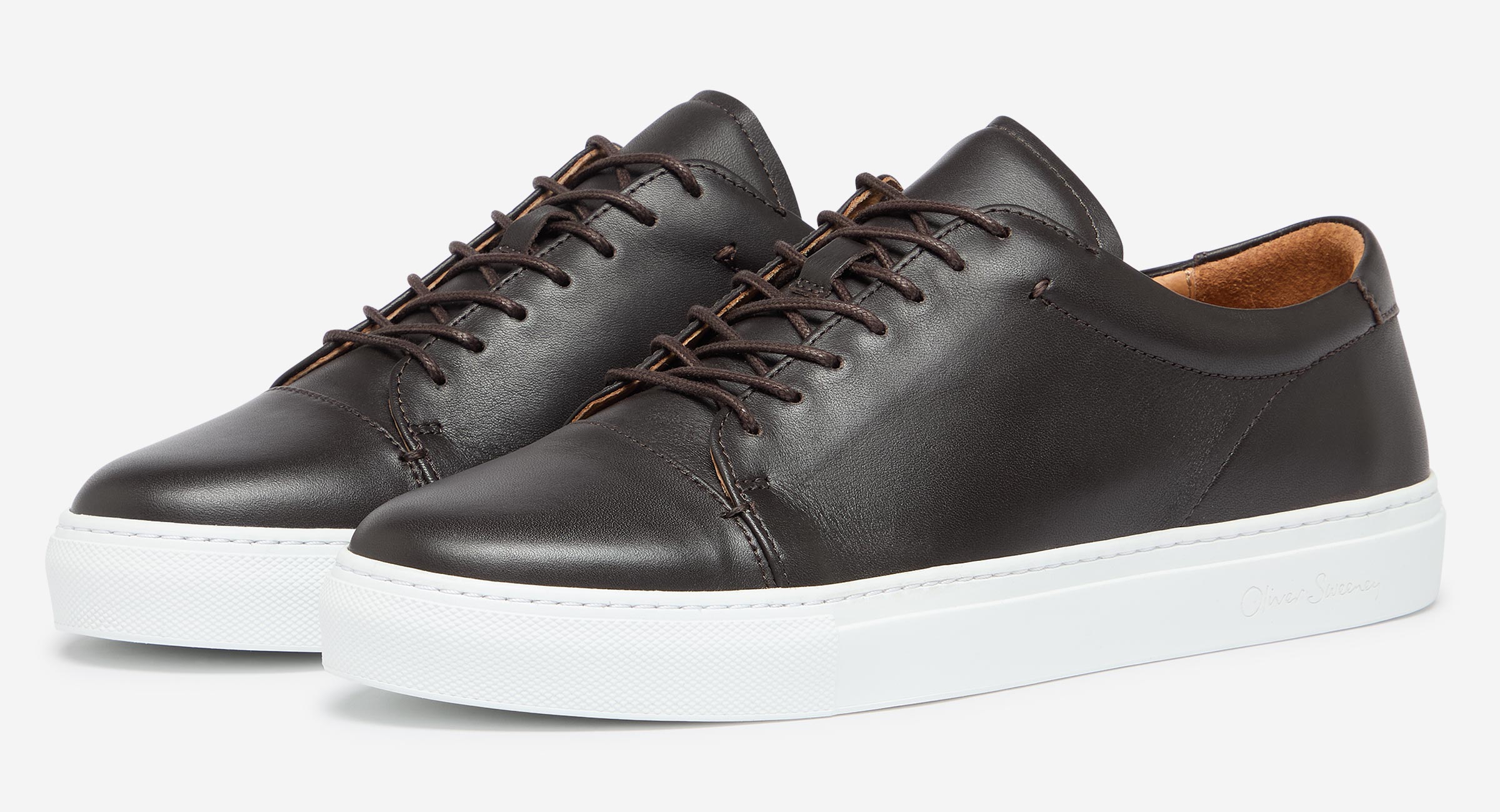 Grandola Dark Brown Men's Leather Trainer Oliver Sweeney