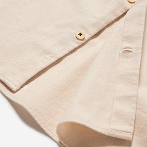 Closeup of French placket