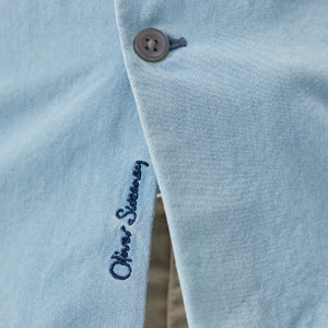 Closeup of French placket