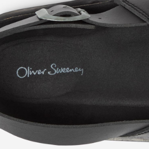 Closeup of Leather footbed