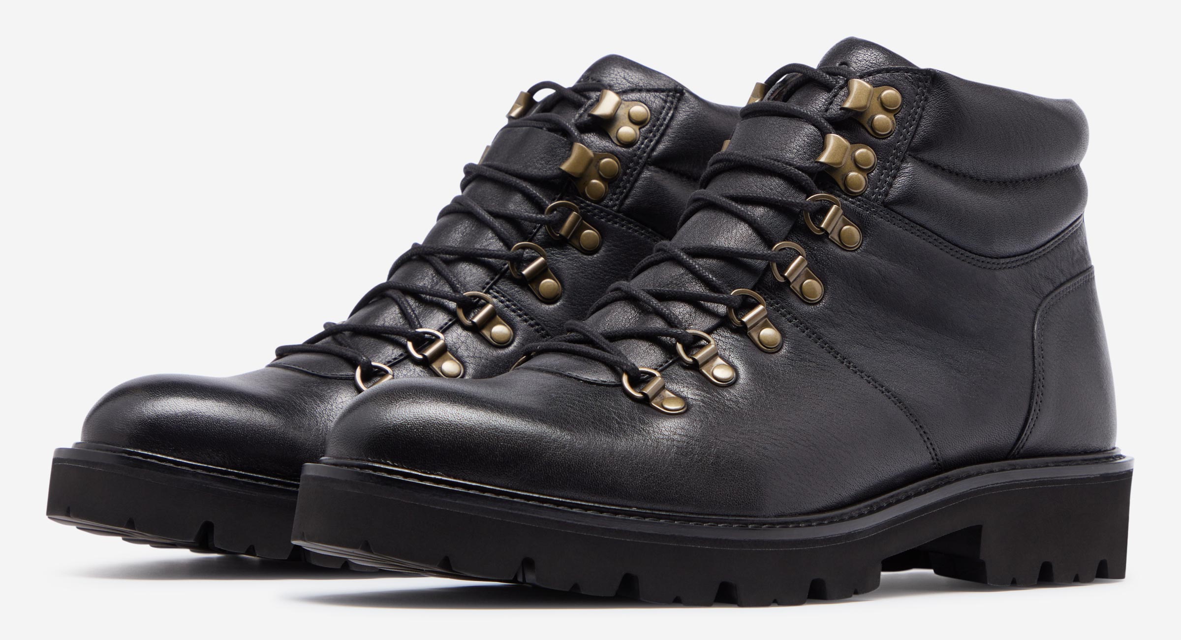 Helford Black Hiker Boots Men s Boots Oliver Sweeney