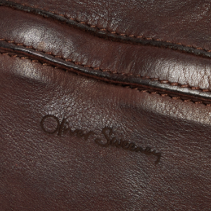 Closeup of Washed calf leather