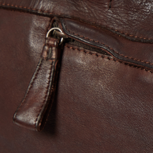 Closeup of External zip pocket