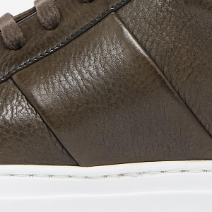 Closeup of Turned seam quarter detail