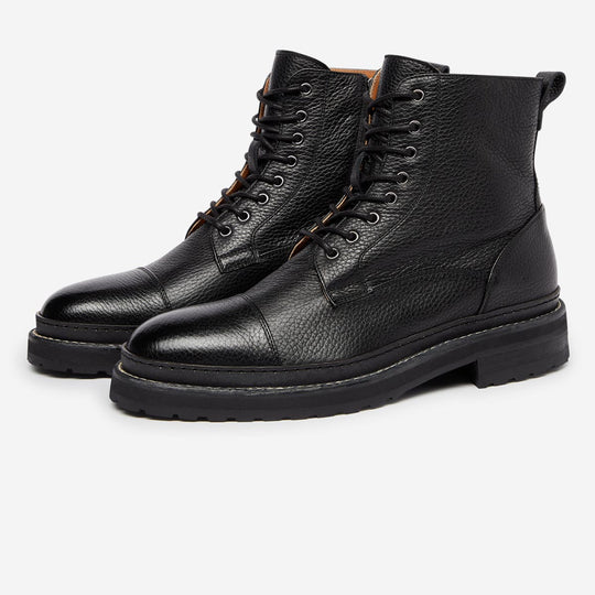 Kamma Deer Leather Military Boots