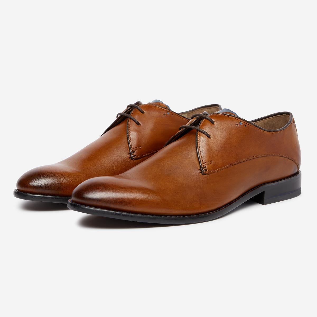 Knole Tan Calf Leather Derby Shoe Men's Shoes Oliver Sweeney