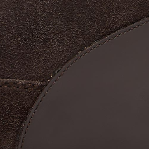 Closeup of Rubberised leather trim
