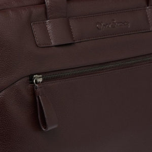 Closeup of 2 external zip pockets