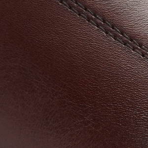 Closeup of Hand-finished calf leather upper