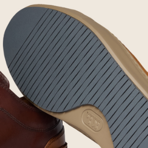 Closeup of Rubber cupsole with durable tread