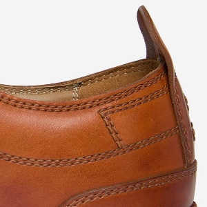 Closeup of Heel pull tabs