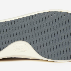 Closeup of Rubber cupsole with durable tread