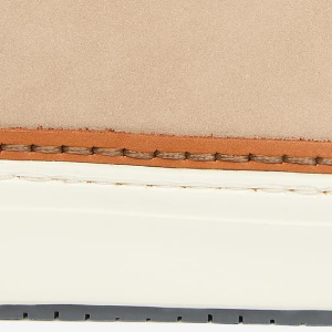 Closeup of Extended leather rand detail