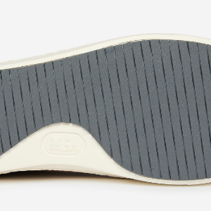 Closeup of Rubber cupsole with durable tread