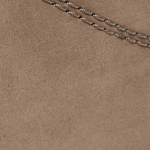 Closeup of Full grain nubuck upper