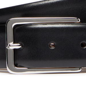 Closeup of Polished metal buckle