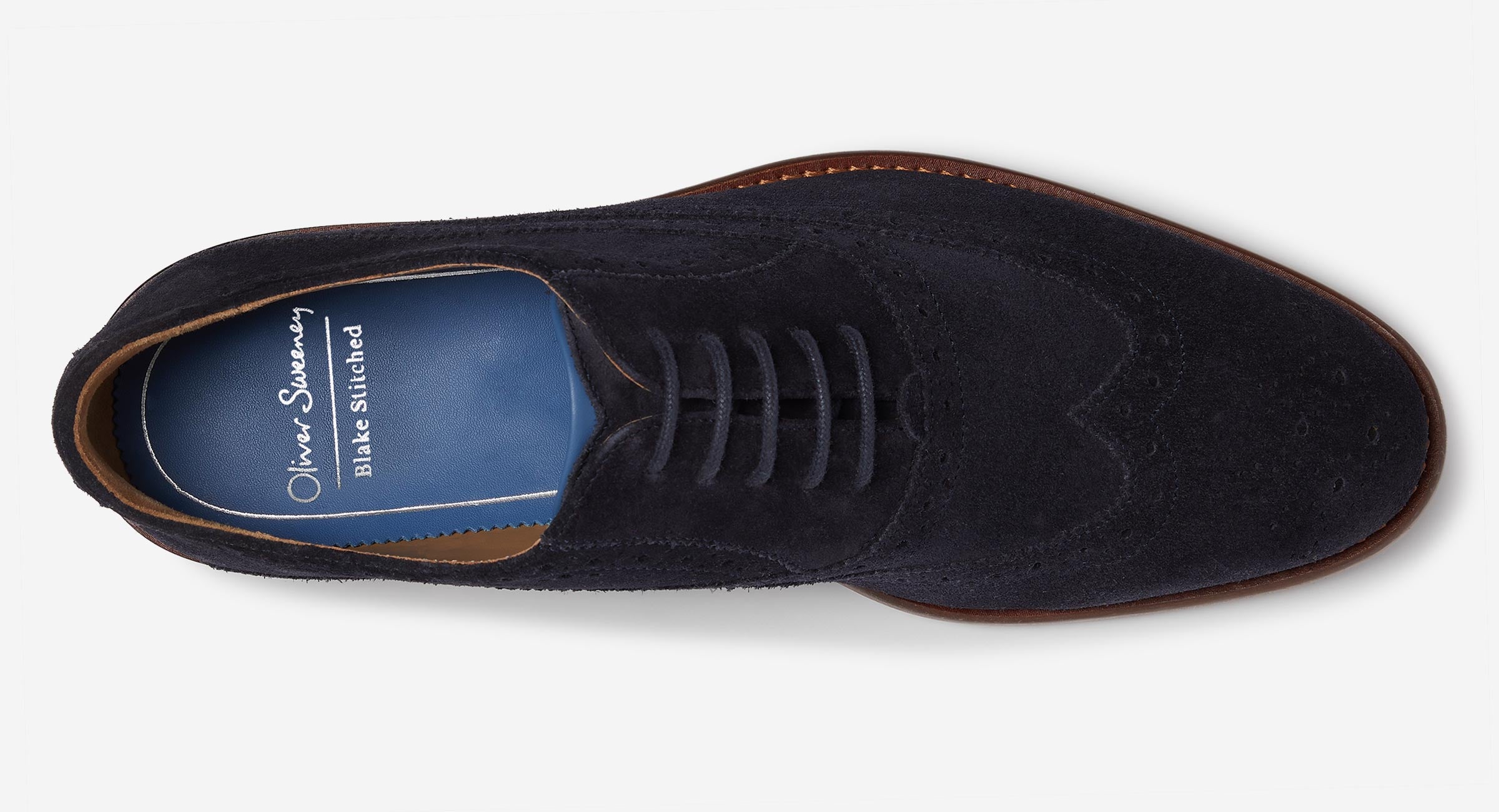 Ledwell Navy Suede
