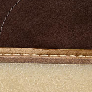 Closeup of Natural Leather Rand