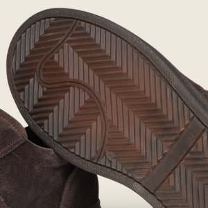 Closeup of Low profile natural rubber sole