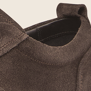 Closeup of Foam padded collar & tongue