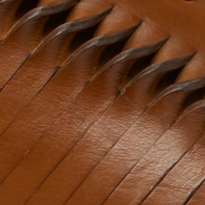 Closeup of Twisted leather detail
