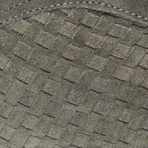 Closeup of Hand-woven upper