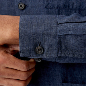 Closeup of Functional buttoned cuffs