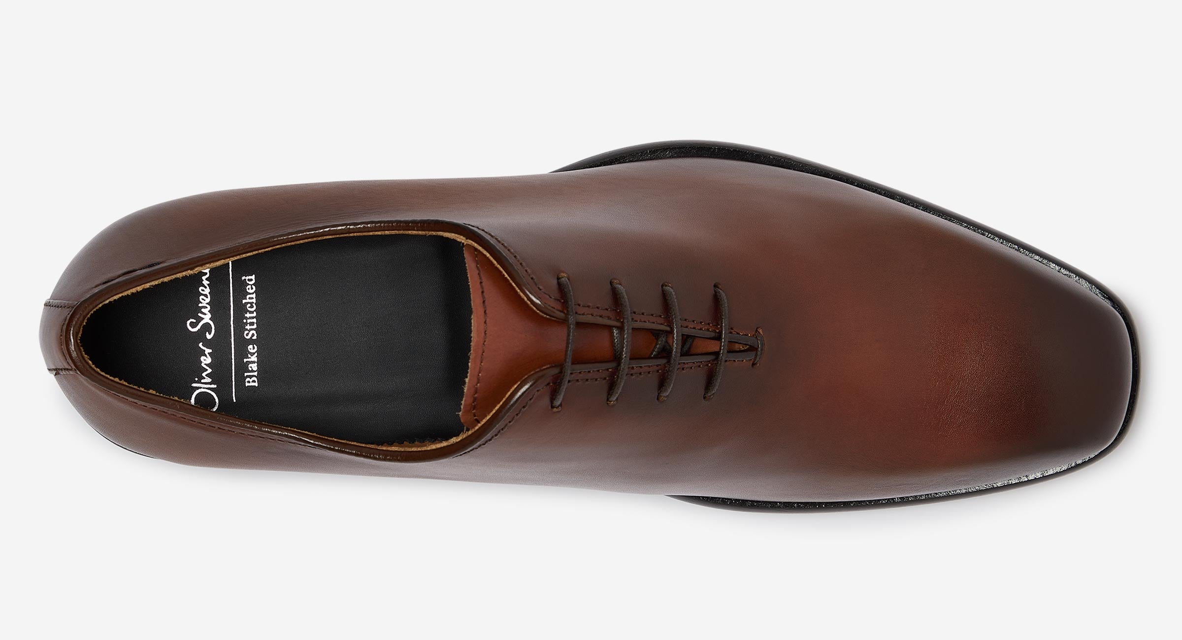 Single piece on sale leather shoes