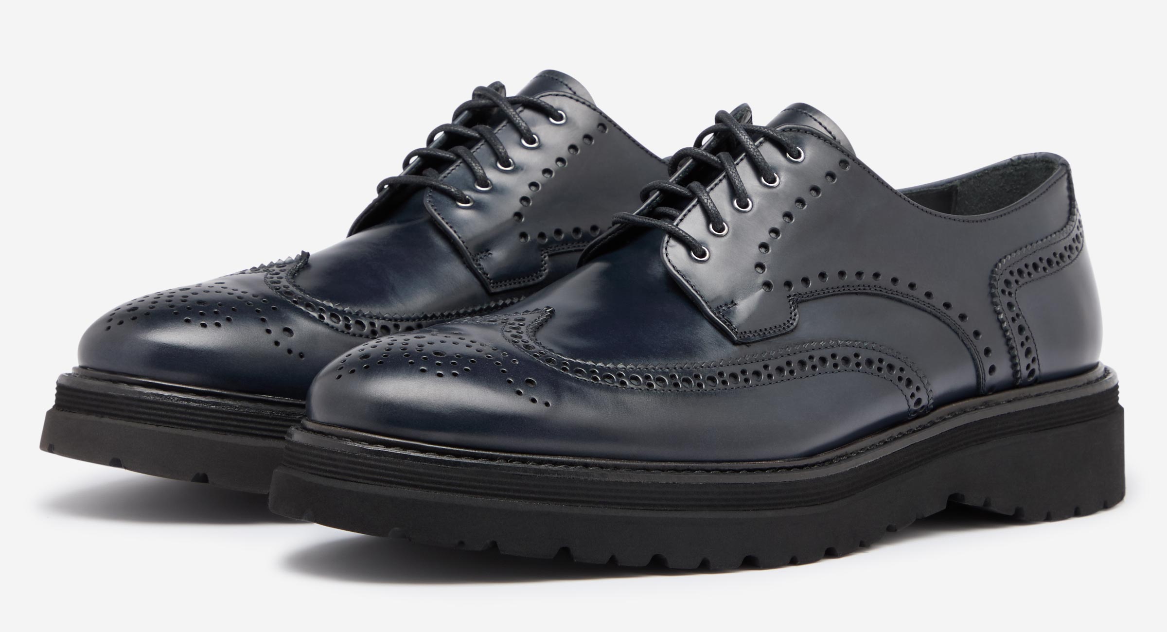 Mozota Navy | Derby Brogues | Men's Shoes | Oliver Sweeney
