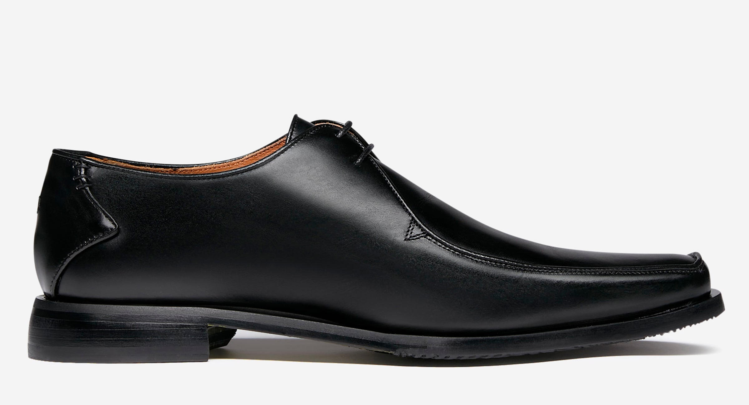 Napoli Black | Leather Derby Shoe | Men