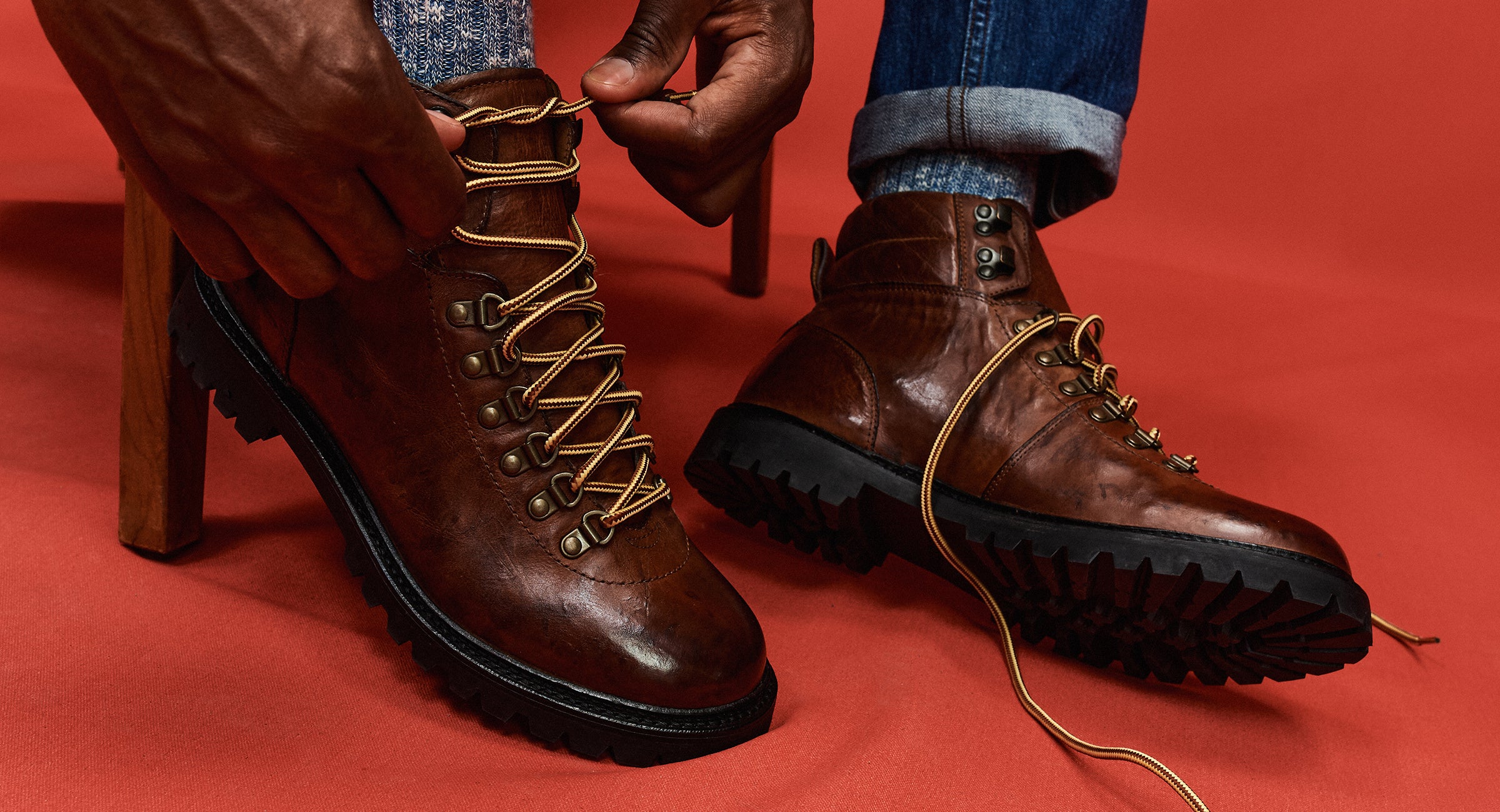 Burford Tan Hiker Boots Men's Boots Oliver Sweeney