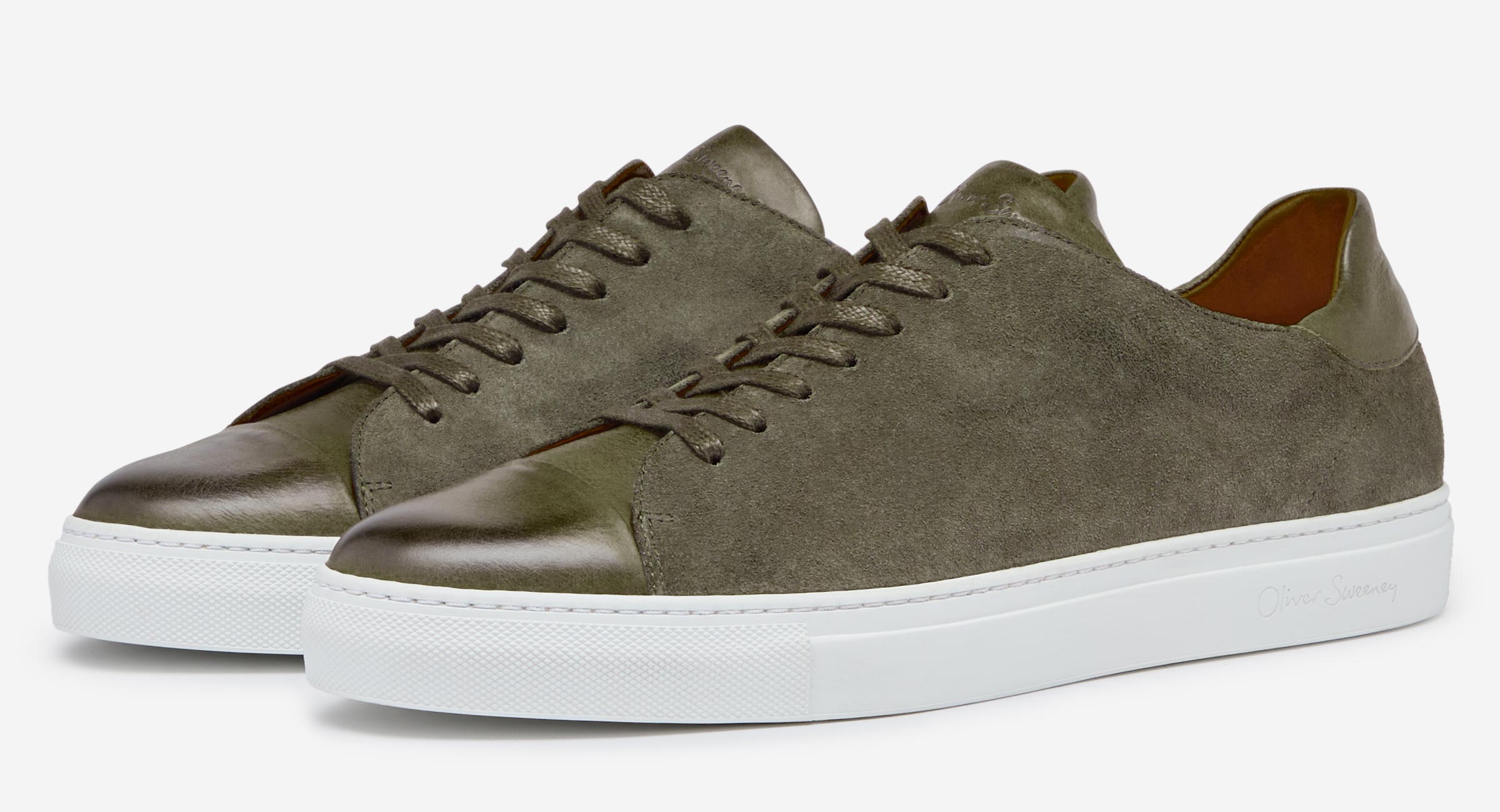 Ossos Khaki Men's Trainers Oliver Sweeney