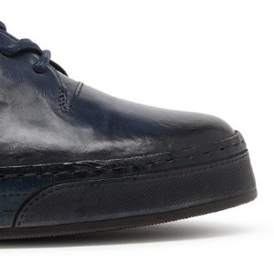 Closeup of Leather wrapped rubber cupsole