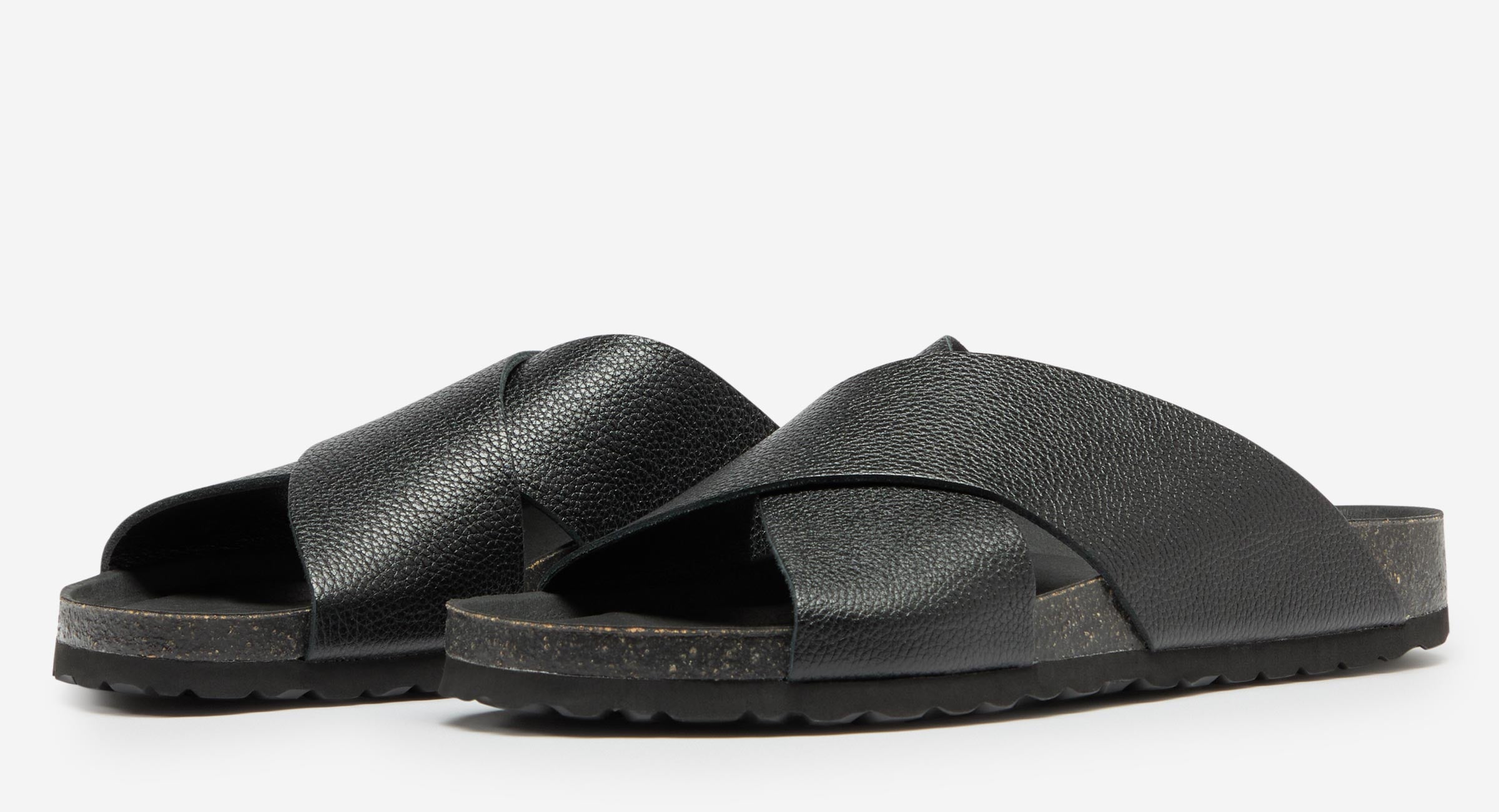 Palencia Black | Leather Sandals | Men's Sandals | Oliver Sweeney