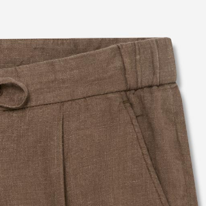 Closeup of Half-elasticated waistband