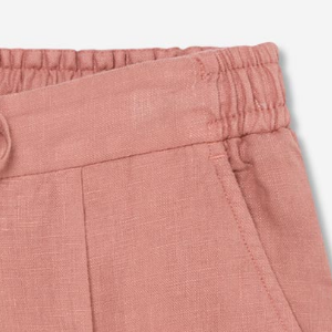 Closeup of Half-elasticated waistband