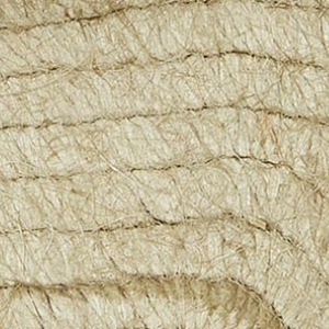 Closeup of Hand-coiled jute insole