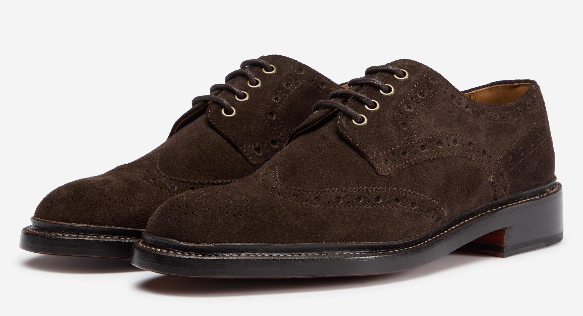 Saunders Chocolate Suede