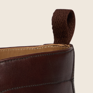 Closeup of Heel pull tab