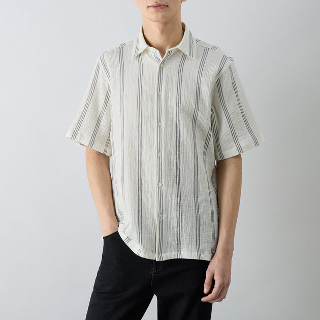 Somerton Charcoal Stripe