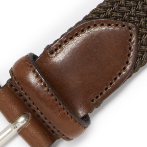 Closeup of Leather keeper