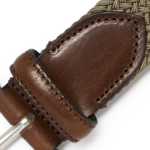 Closeup of Leather keeper
