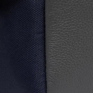 Closeup of Nylon & calf leather