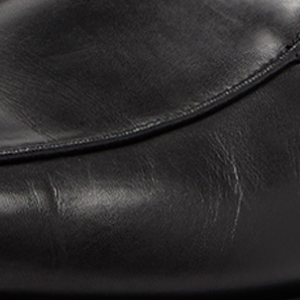 Closeup of Calf leather upper