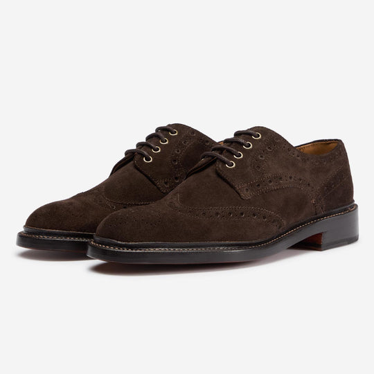 Saunders Chocolate Suede