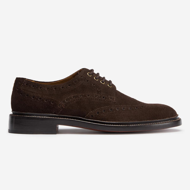 Saunders Chocolate Suede