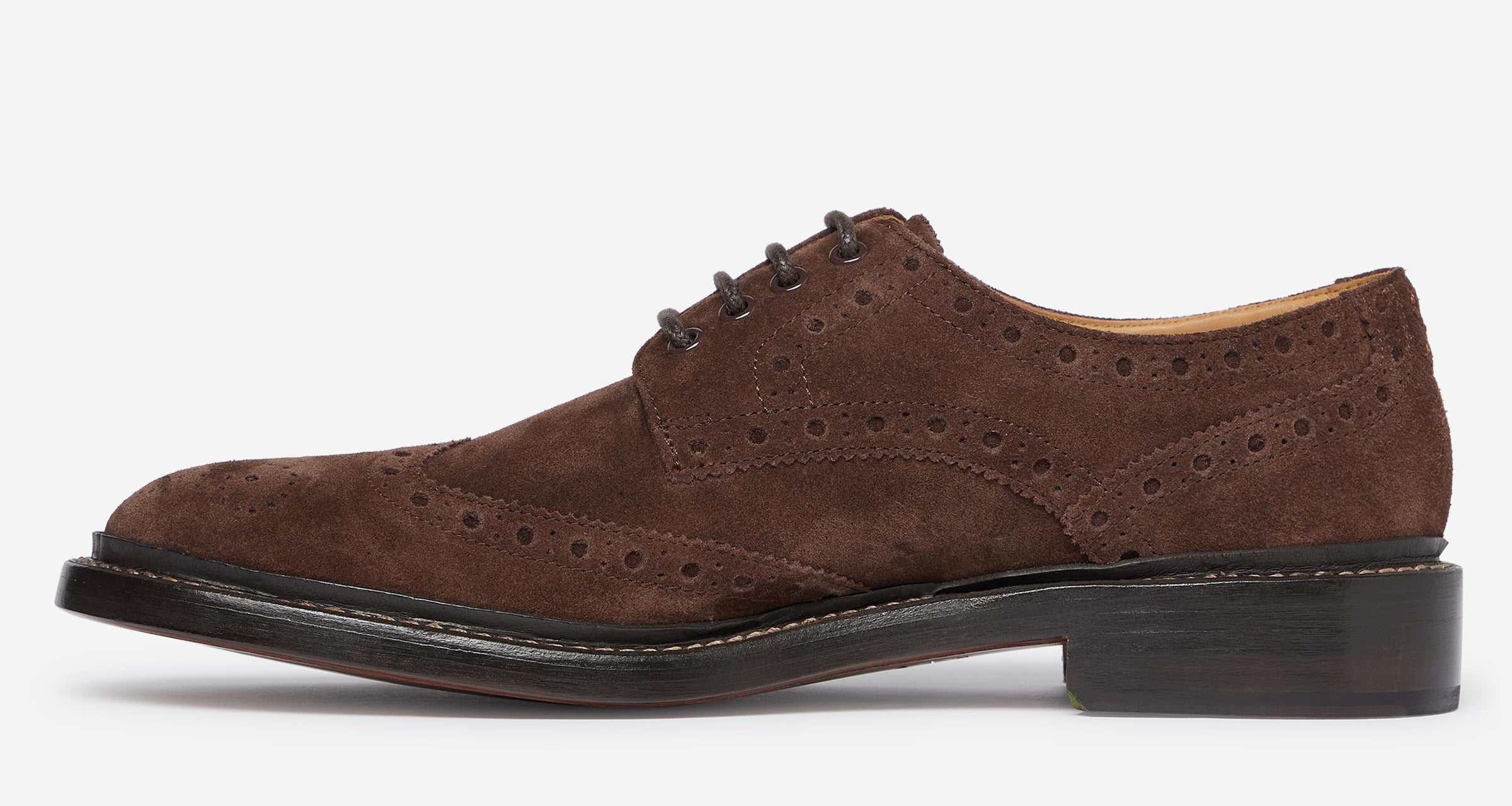 Saunders Chocolate Suede