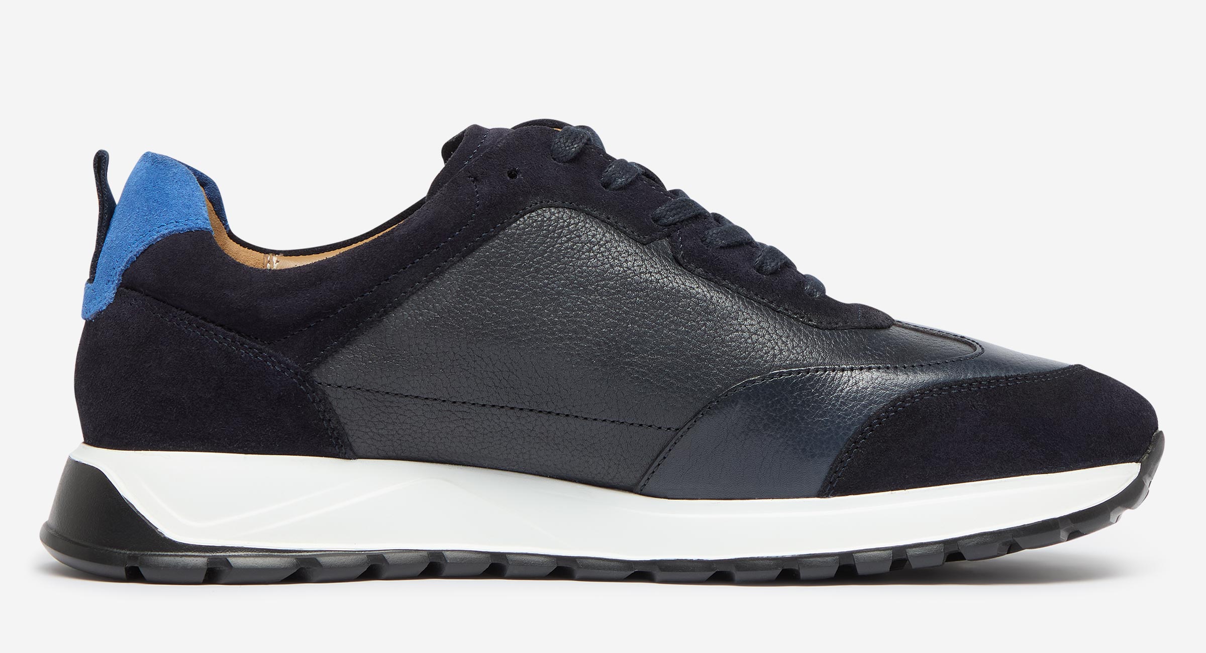 Oliver Sweeney Cova  Men\'s UK  10.5 US 11.5 Navy Blue Lace up Leather Sneakers Almada Navy Trainers | Men main image 3