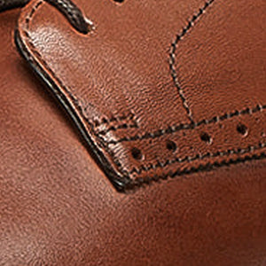 Closeup of Semi-brogueing