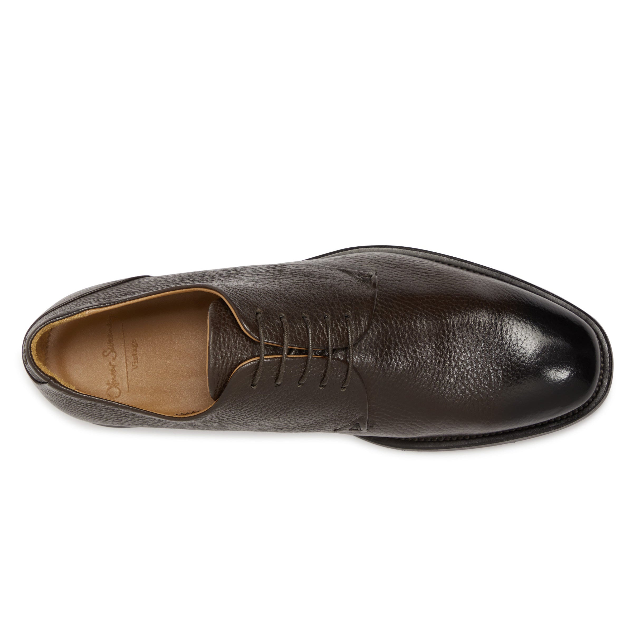 dress shoes dark brown Campobello Brown | Deer Leather Derby Shoes | Men's Shoes